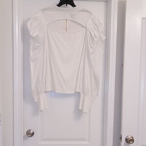 Chic White Women's Blouse